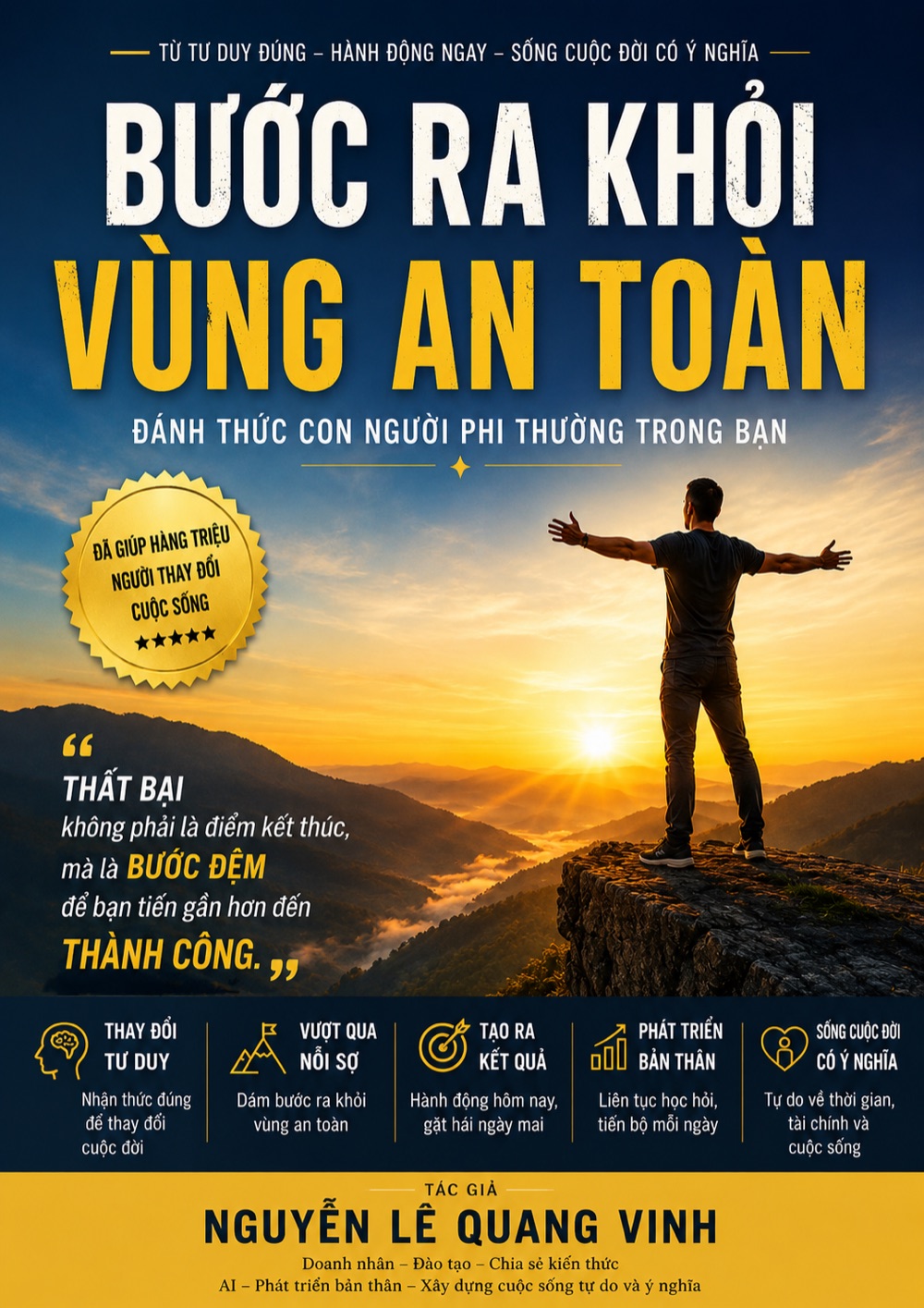 Bìa sách Bước Ra Khỏi Vùng An Toàn